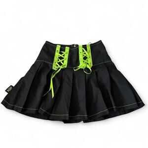 Royal Bones Women's Black and Multi Skirt